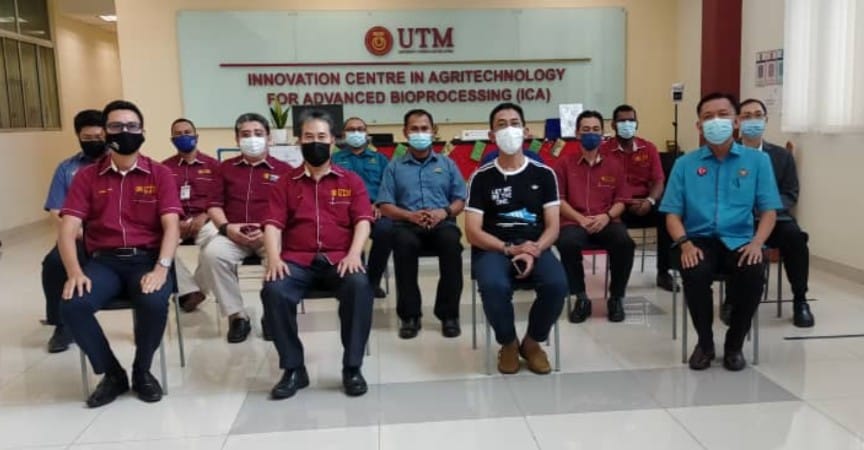 Lawatan Pegawai Daerah Muar ke UTM Pagoh